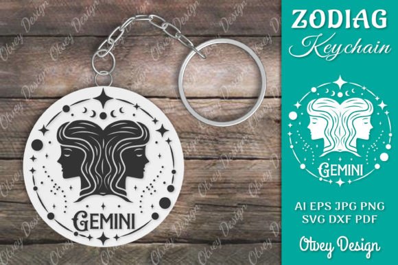 Download Zodiac Keychain SVG | Keychain Design - Premium Bundle