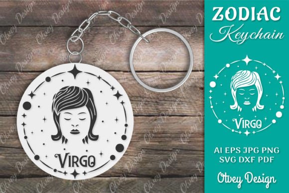 Download Zodiac Keychain SVG | Keychain Design - Premium Resources