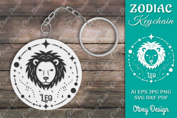 Download Zodiac Keychain SVG | Keychain Design - Premium Bundle