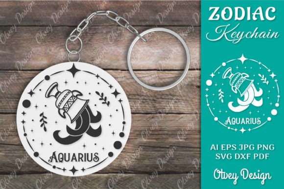 Download Zodiac Keychain SVG | Keychain Design - Premium Resources