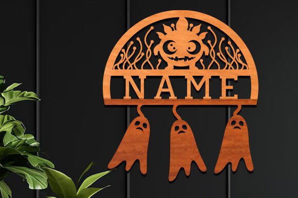 Download Cute Monster Laser Cut Name Sign SVG - Laser cut name sign Collection
