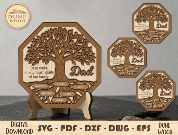 Download Family Tree Dad Laser Cut File - Laser cut file Collection