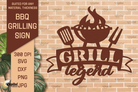 Download BBQ Grilling Sign SVG Laser Cut Files - Laser cut file Collection