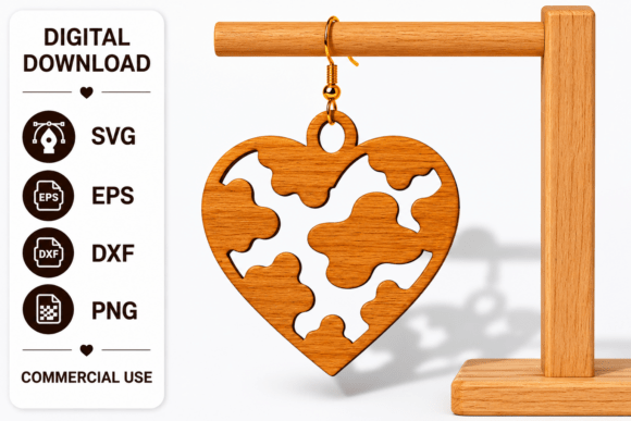 Download Western Earrings SVG Laser Cut File - Laser cut file Collection