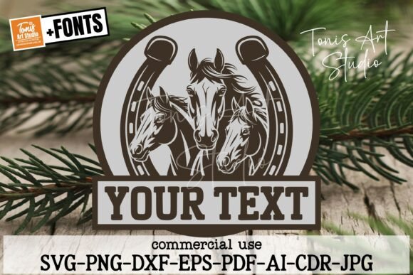 Download Horse Name Sign Svg, Laser Cut File - Laser cut file Collection